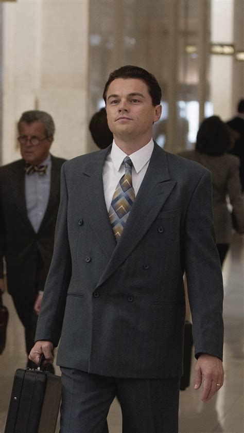 Photos Leonardo Dicaprio In 1990s Power Suit Films Wolf Of Wall Street