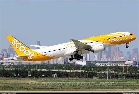 9V OJH Scoot Boeing 787 9 Dreamliner Photo by 大漠胡杨 ID 968055