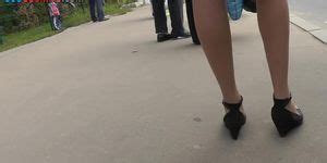Hot Nylons Upskirt On A Windy Day Tnaflix