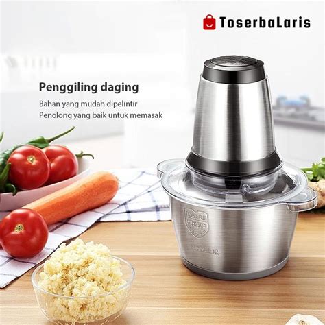 Jual Anqi Blender L Baja Tahan Karat Listrik Sayur Chopper Meat