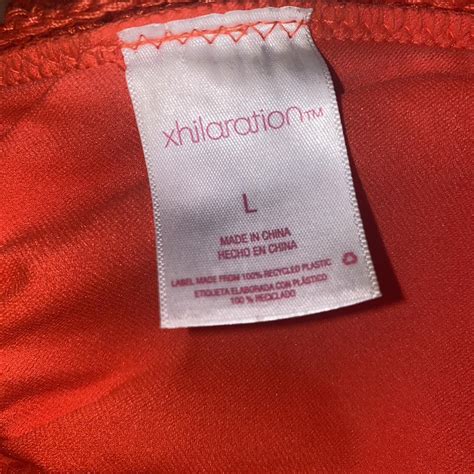 Xhilaration Women S Orange Bikini And Tankini Tops Depop