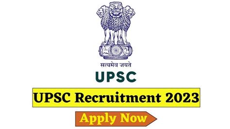 UPSC Recruitment 2023 Check Post Qualification Age Selection Process