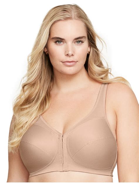 Glamorise Full Figure Plus Size Magiclift Moisture Control Bra Wirefree