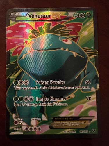 Pokemon Venusaur Ex Full Art Xy Base Set Ultra Rare Holo Values