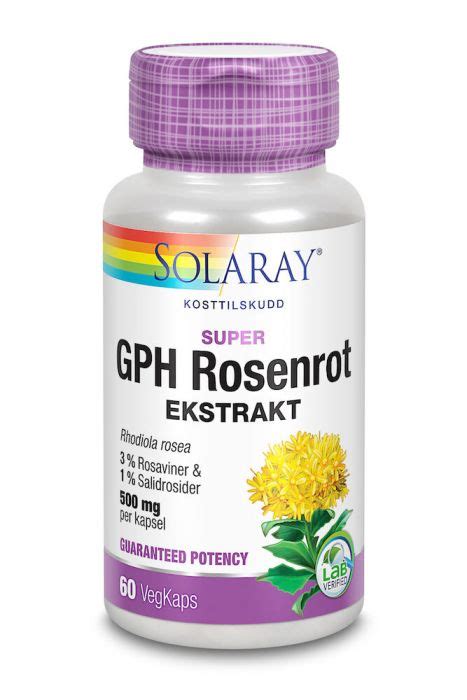 Solaray GPH Super Rosenrot 60 Kapsler Helseogkost No