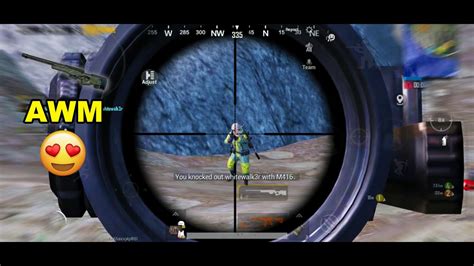 Awm 8x Fastest Headshot Sqaud Wipe Pubg Mobile Youtube