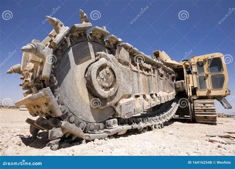 Heavy Equipment Trench Digger Stock Photo Image Of Soil Digger