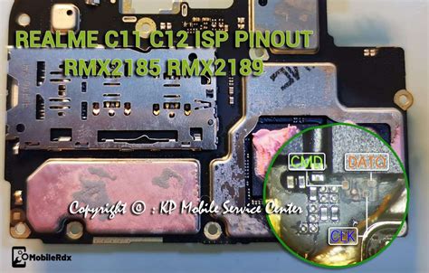 Realme C11 RMX2185 ISP Pinout To ByPass FRP And Pattern Lock