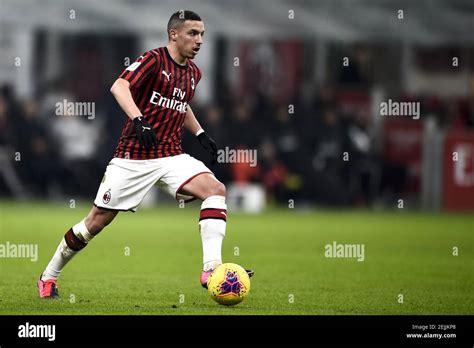 MILAN ITALY February 13 2020 Ismael Bennacer Of AC Milan In Action