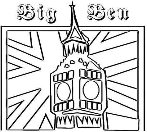 Coloriage Big Ben 2 Télécharger Et Imprimer Gratuit