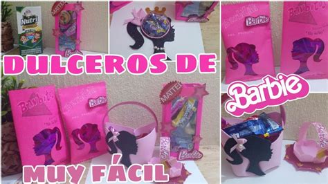 Dulceros De Barbie Como Hacer Dulceros De Barbie