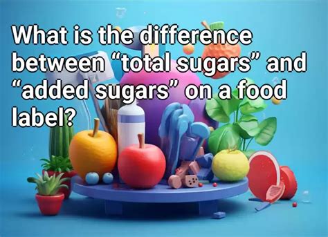 What Is The Difference Between Total Sugars” And Added Sugars” On A