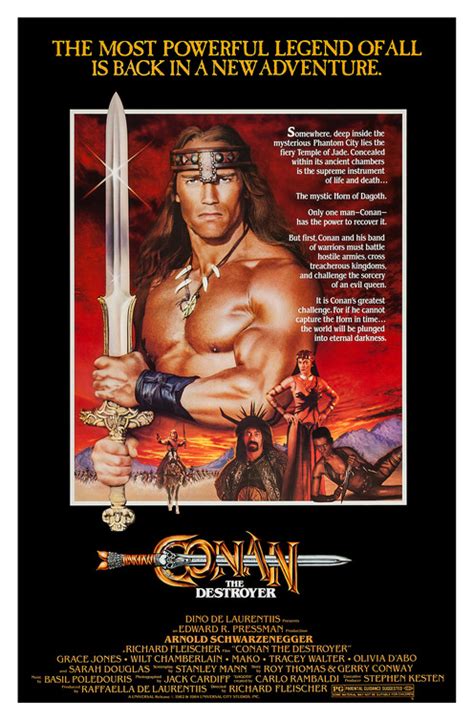 Conan the Destroyer Movie Poster (#1 of 3) - IMP Awards