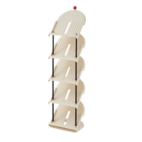 Sloping Narrow Shoe Rack 5 Tiers Shoe Storage Organizer For Entryway