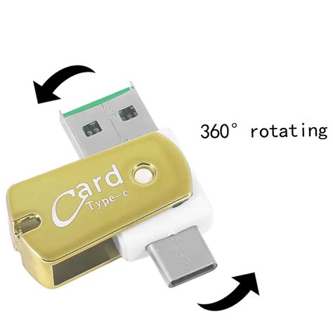 High Speed Usb Type C Otg Card Reader Micro Secure Digital Memory