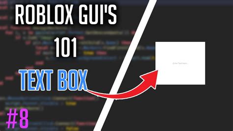 Roblox GUI 101 TextBox YouTube