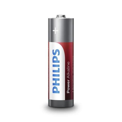 Non Rechargeable Philips Power Alkaline Aa Lr Volt Dry Cell Battery