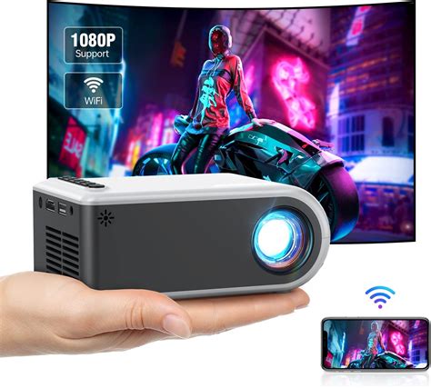 Kolexa Mini proiettore WiFi Full HD 1080P supportato, Mini proiettore ...