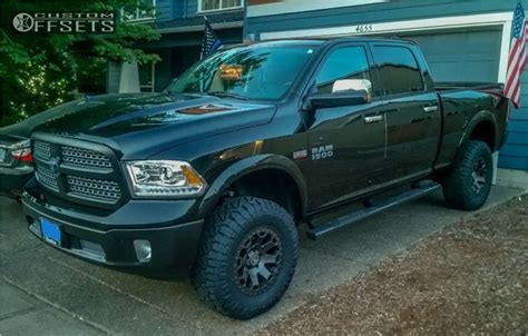 2017 Ram 1500 With 18x9 Black Rhino Warlord And 35 12 5r18 Nitto Ridge Grappler And Suspension