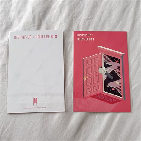 Wts Bts House Of Bts Seoul Pop Up Postcard Pc Hobbies Toys