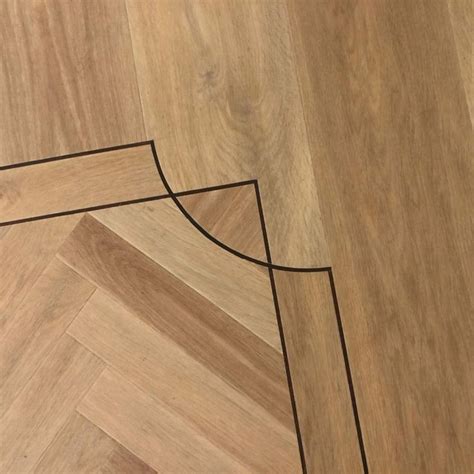 Karndean Art Select Planks And Herringbone Combination With Bespoke