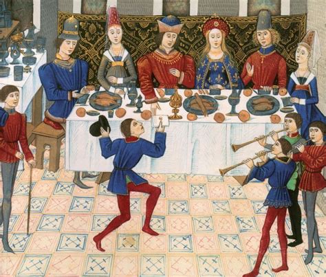 Lart De La Table La Cuisine Du Moyen Age Moyen Age Médiéval Art Médiéval