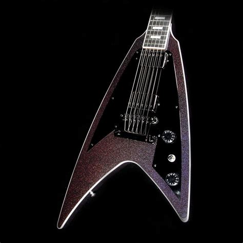 Gibson Custom Shop Modern Flying V 2018 Electric Guitar Ebony Prism