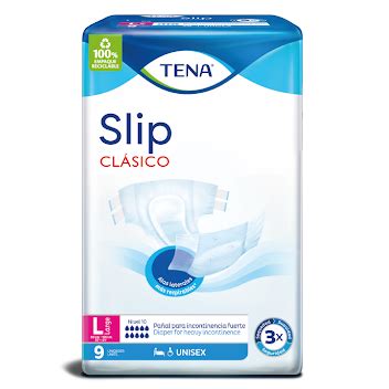 Pañal De Adulto Tena Slip Clásico L x 9 und