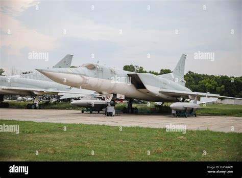 Kiew Ukraine August Ukrainische Luftstreitkr Fte Tupolev