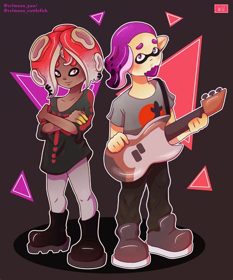 Splatoon Diss Pair Digital Art By Crimsonyuu On Deviantart