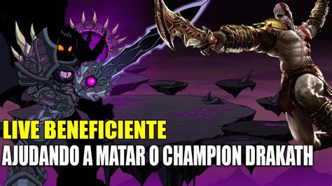 AQW AO VIVO AJUDANDO INSCRITOS A MATAR O CHAMPION DRAKATH LIVE