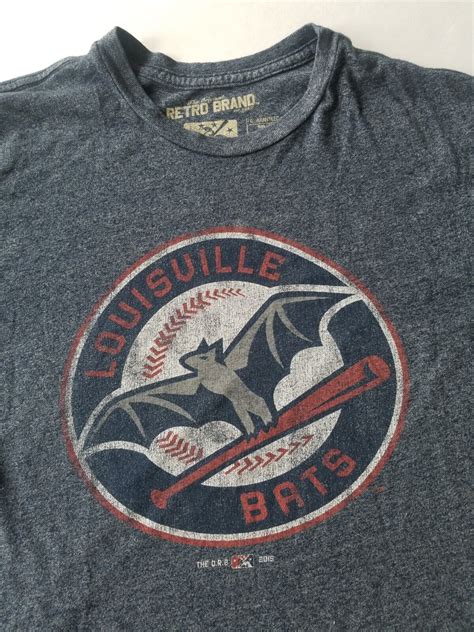 Louisville Bats Shirt Jersey Mlb Minor League Baseball Reds Slugger