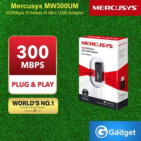 Mercusys Mw300um Powered By Tp Link N300 Wireless Mini Portable Usb Wifi Adapter Shopee Malaysia