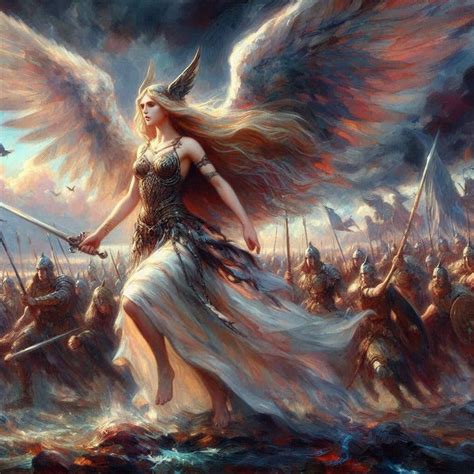 Taking The Battlefield Valkyrie Fantasy Art Valkyrie Artwork