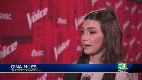 Sacramentos Gina Miles Wins Rd Season Of The Voice Youtube