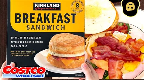 Kirkland Breakfast Sandwich - Costco Product Review - YouTube