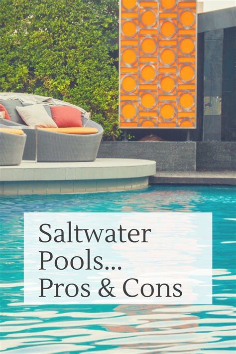 Saltwater Pools Pros Cons And 5 Alternatives Salt Water Pool