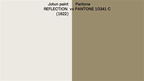 Jotun Paint REFLECTION 1622 Vs Pantone 10341 C Side By Side Comparison