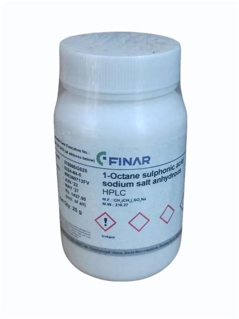 Technical Grade Finar Octane Sulphonic Sodium Salt Anhydrous