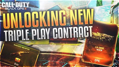 NEW TRIPLE PLAY CONTRACT OPENING LIVE BLACK OPS 3 LIVE YouTube