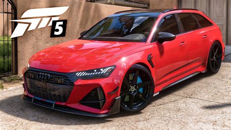 Forza Horizon 5 Gameplay 2021 Audi RS6 R Avant Customization YouTube