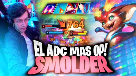 SMOLDER GAMEPLAY EL ADC MÁS ROTO LEAGUE OF LEGENDS MarioMe