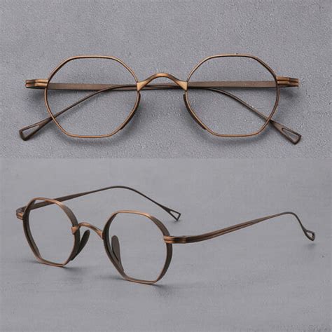 Eyeglasses Frames Elliptical Pure Titanium Full Rim Glasses Women