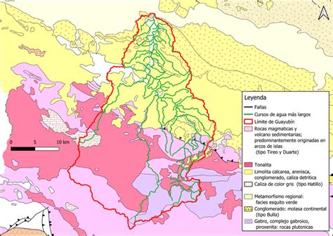 Mapa Geológico de la cuenca Download Scientific Diagram