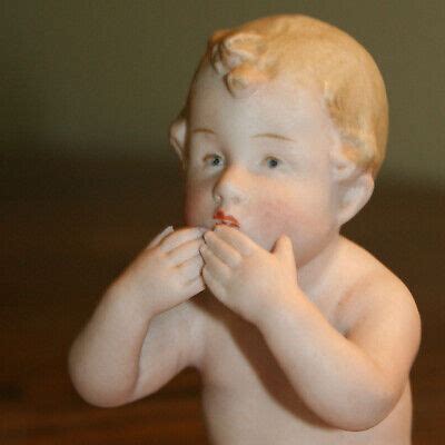 Antique Gebr Der Heubach Bisque Blowing Kisses Action Baby Ebay