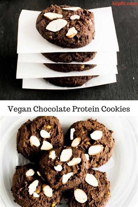 Vegan Smart Chocolate Protein Cookies Are Soft Chewy And Delectable