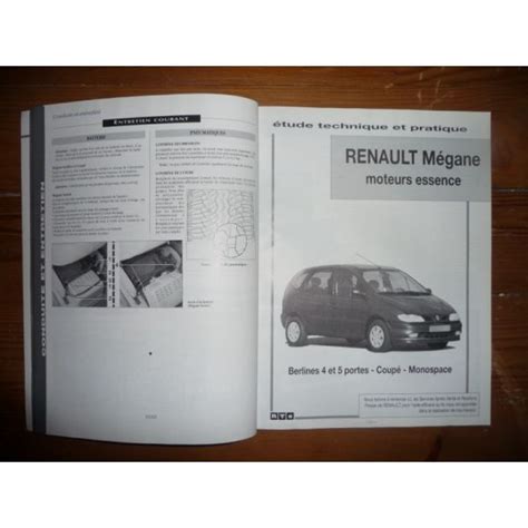 Rta Revues Technique Automobile RENAULT MEGANE Essence Phase I Jusqu Au