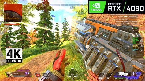 Apex Legends Rtx 4090 24gb [ 4k Max Settings ] Trios Kings Canyon No Commentary Gameplay