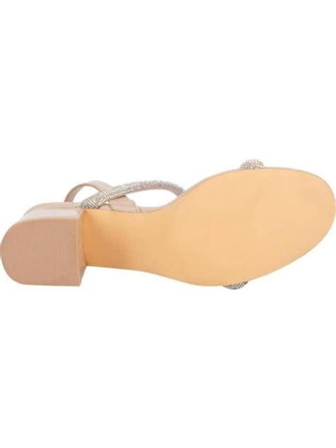 Sandalia Con Pedreria Nude Molto Bello Shopzote