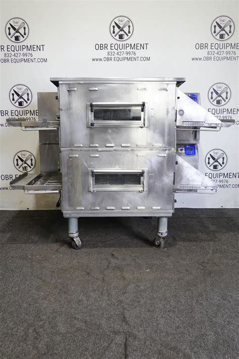 Middleby Marshall Double Stack Natural Gas Split Belt Pizza Conveyor